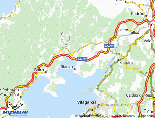 Carte MICHELIN O Burato - ViaMichelin