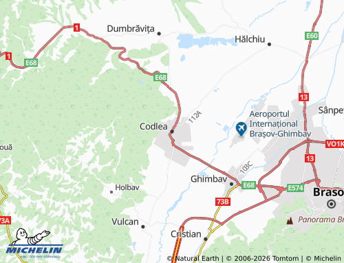 Mappa MICHELIN Codlea - ViaMichelin