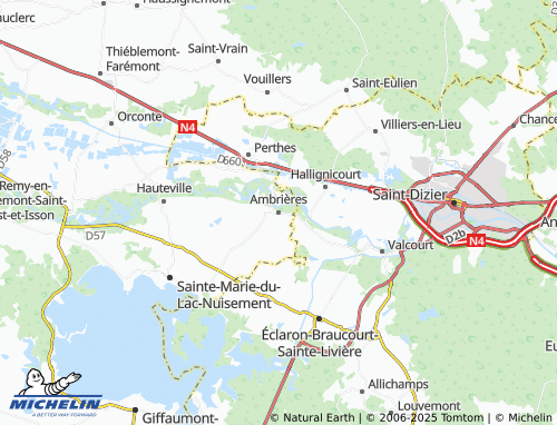 MICHELIN-Landkarte Ambrières - ViaMichelin