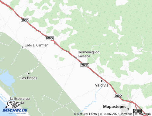 MICHELIN Hermenegildo Galeana map - ViaMichelin