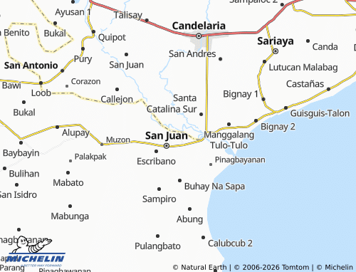 MICHELIN Lipahan map - ViaMichelin