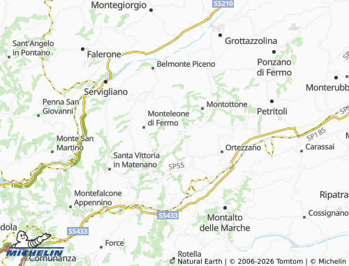 Kaart MICHELIN Sant'Elpidio Morico - ViaMichelin