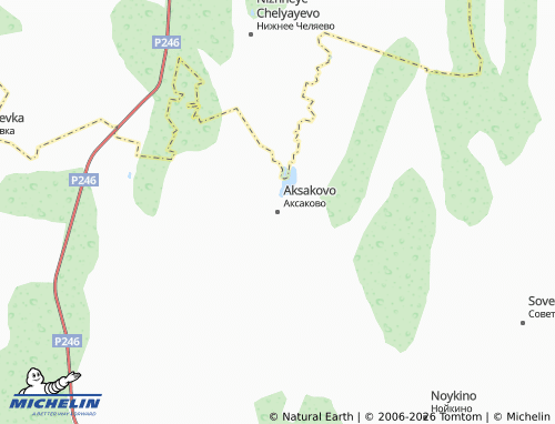 MICHELIN-Landkarte Aksakovo - ViaMichelin