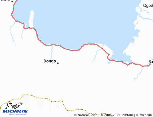 MICHELIN Malomba map - ViaMichelin