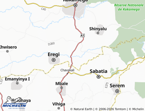MICHELIN Iguhu map - ViaMichelin