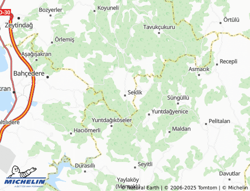 MICHELIN Seklik map - ViaMichelin