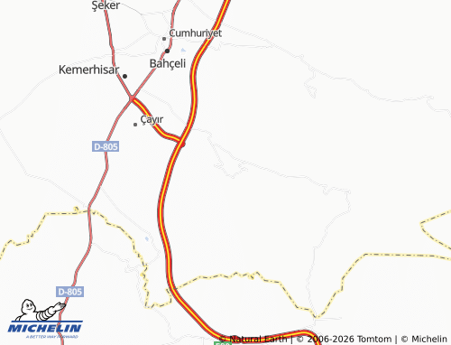 MICHELIN-Landkarte Gökbez - ViaMichelin