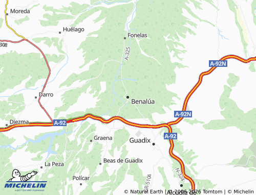 MICHELIN-Landkarte Benalúa - ViaMichelin