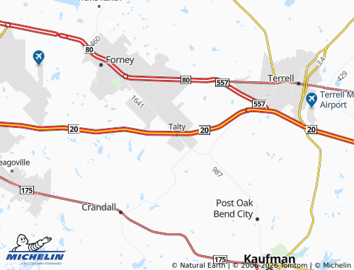 Mapa MICHELIN Talty - ViaMichelin