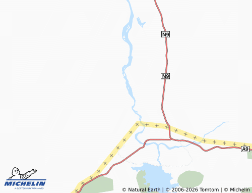 MICHELIN-Landkarte Dan Koussou - ViaMichelin