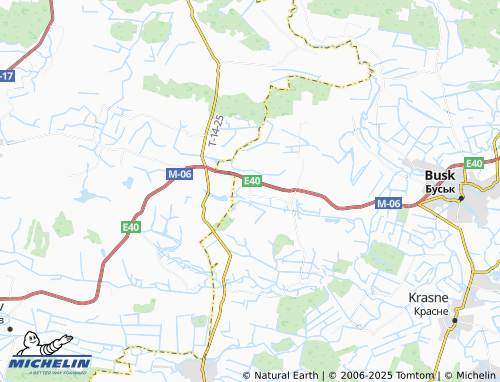 MICHELIN Staryi Myliatyn map - ViaMichelin