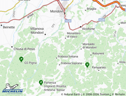 Mapa MICHELIN Bertolini Soprani - ViaMichelin