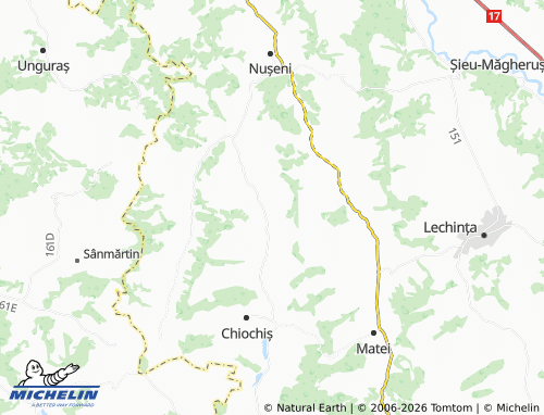 Mappa MICHELIN Chețiu - ViaMichelin