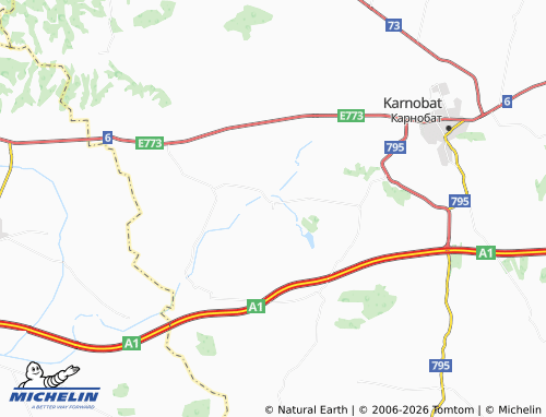 Mappa MICHELIN Tserkovski - ViaMichelin