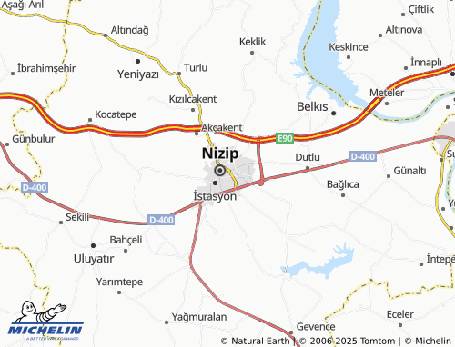 MICHELIN Fevzi Paşa map - ViaMichelin