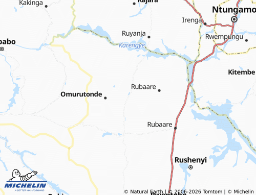 Mappa MICHELIN Nyamerama - ViaMichelin