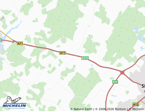 Mappa MICHELIN Beržynė - ViaMichelin