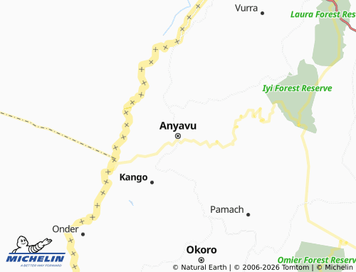Carte MICHELIN Anyavu - ViaMichelin