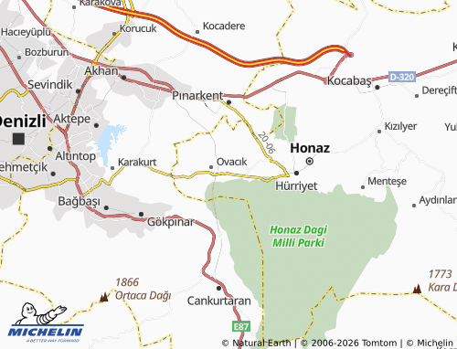 Mappa MICHELIN Karateke - ViaMichelin