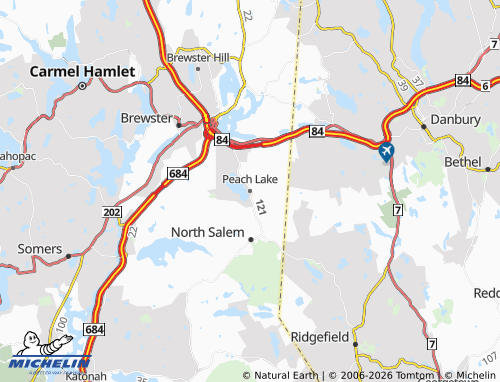 Mapa MICHELIN Peach Lake - ViaMichelin