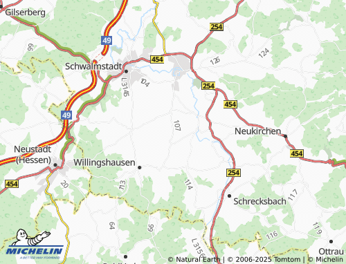 MICHELIN Leimbach map - ViaMichelin