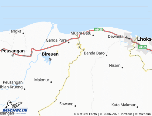 MICHELIN Paya Seupat map - ViaMichelin