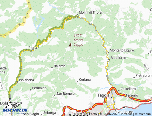 MICHELIN Vignai map - ViaMichelin