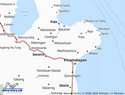MICHELIN Santo Niño map - ViaMichelin