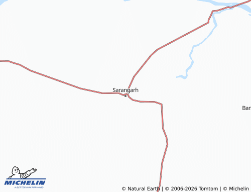 Kaart MICHELIN Sarangarh - ViaMichelin