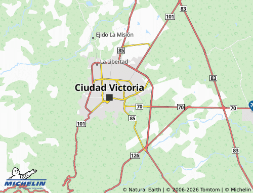Mapa MICHELIN Tamaulipas - ViaMichelin