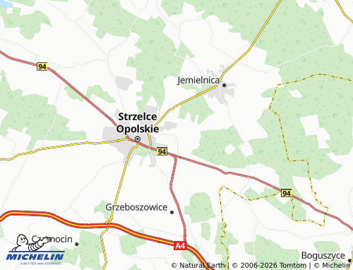 Mapa MICHELIN Dziewkowice - ViaMichelin