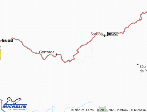 Mapa MICHELIN Santa Efigênia de Minas - ViaMichelin