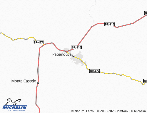 Mappa MICHELIN Papanduva - ViaMichelin