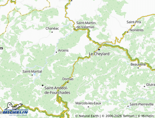 Carte MICHELIN Mariac - ViaMichelin
