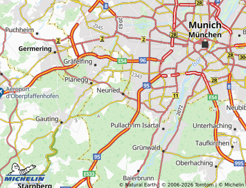 Mapa MICHELIN Neuried - ViaMichelin