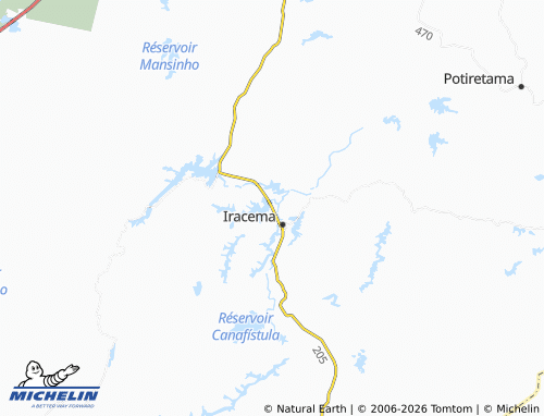 MICHELIN Jatobá map - ViaMichelin