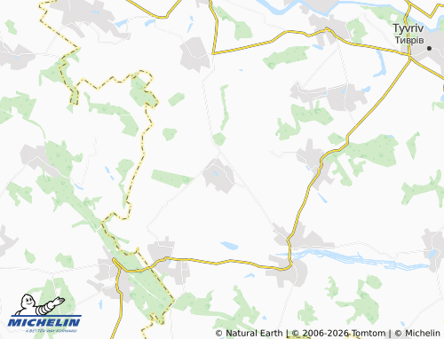 Mappa MICHELIN Hryshivtsi - ViaMichelin