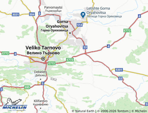 Mappa MICHELIN vz Sheremetya - ViaMichelin