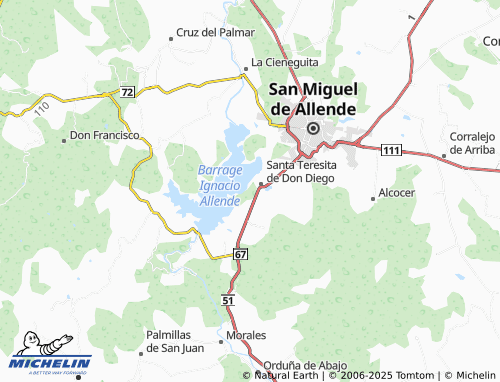 Carte MICHELIN Pantoja - ViaMichelin