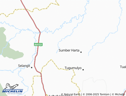 MICHELIN Sumber Karya map - ViaMichelin