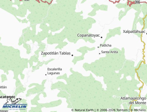 MICHELIN El Peligro map - ViaMichelin