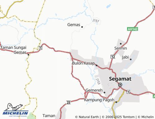 MICHELIN Taman Sejati map - ViaMichelin