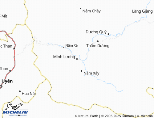 MICHELIN Minh Lương map - ViaMichelin
