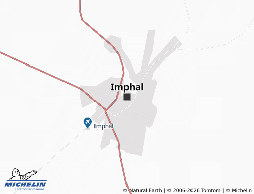 Carte MICHELIN Imphal - ViaMichelin