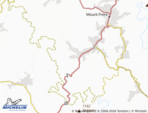 MICHELIN-Landkarte Dangwana - ViaMichelin