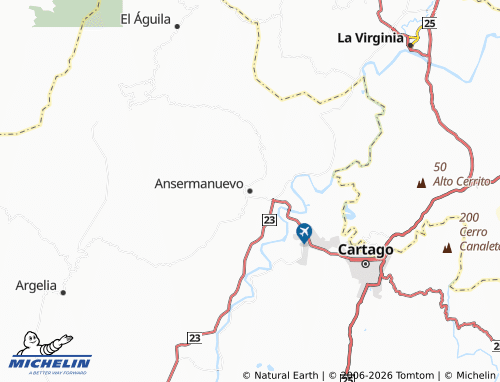Mapa MICHELIN Ansermanuevo - ViaMichelin