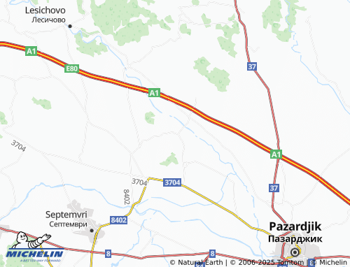 Mappa MICHELIN Pamidovo - ViaMichelin