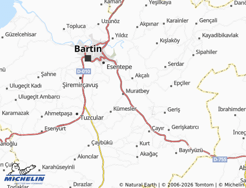 MICHELIN-Landkarte Muratbey - ViaMichelin