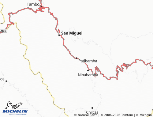 MICHELIN Patibamba map - ViaMichelin