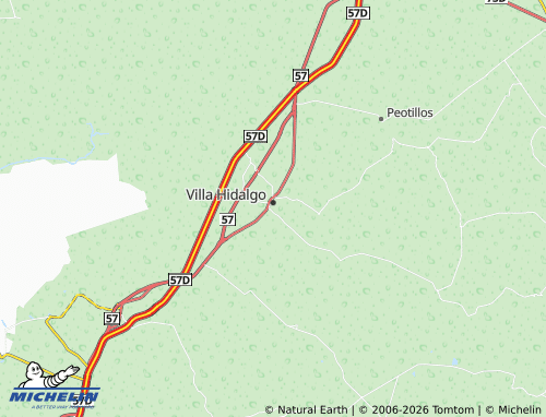 MICHELIN Zona Centro map - ViaMichelin